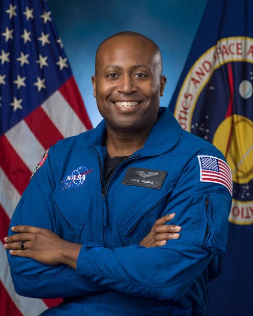 Andre Douglas astronaut portrait