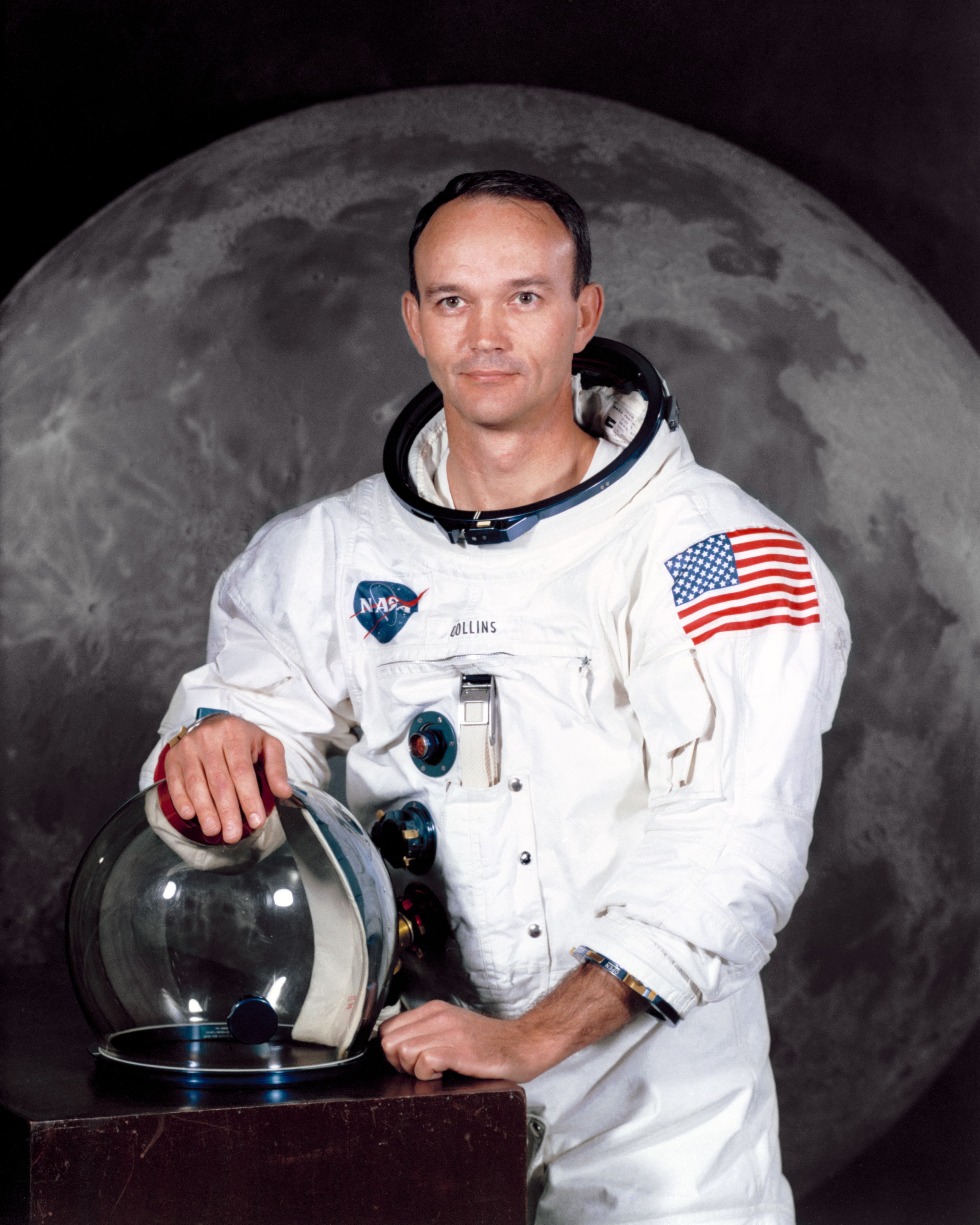 Michael Collins astronaut portrait